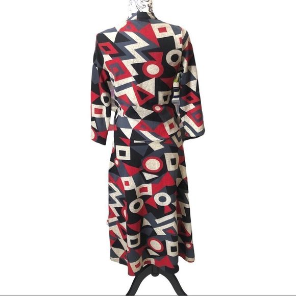 Vintage Uptown girl maxi dress size small 94% polyester and six spandex - Picture 5 of 8